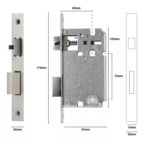 cerradura intelige Biometric Black Smart Lock