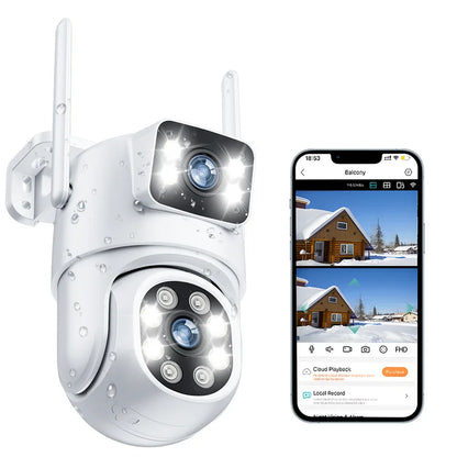 Outdoor Waterproof Color Night Vision IP66 Surveillance Security Camera