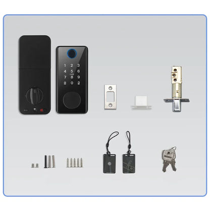 Smart Deadbolt Locks Digital Smart Card Code Lock  Bluetooth Biometric Fingerprint